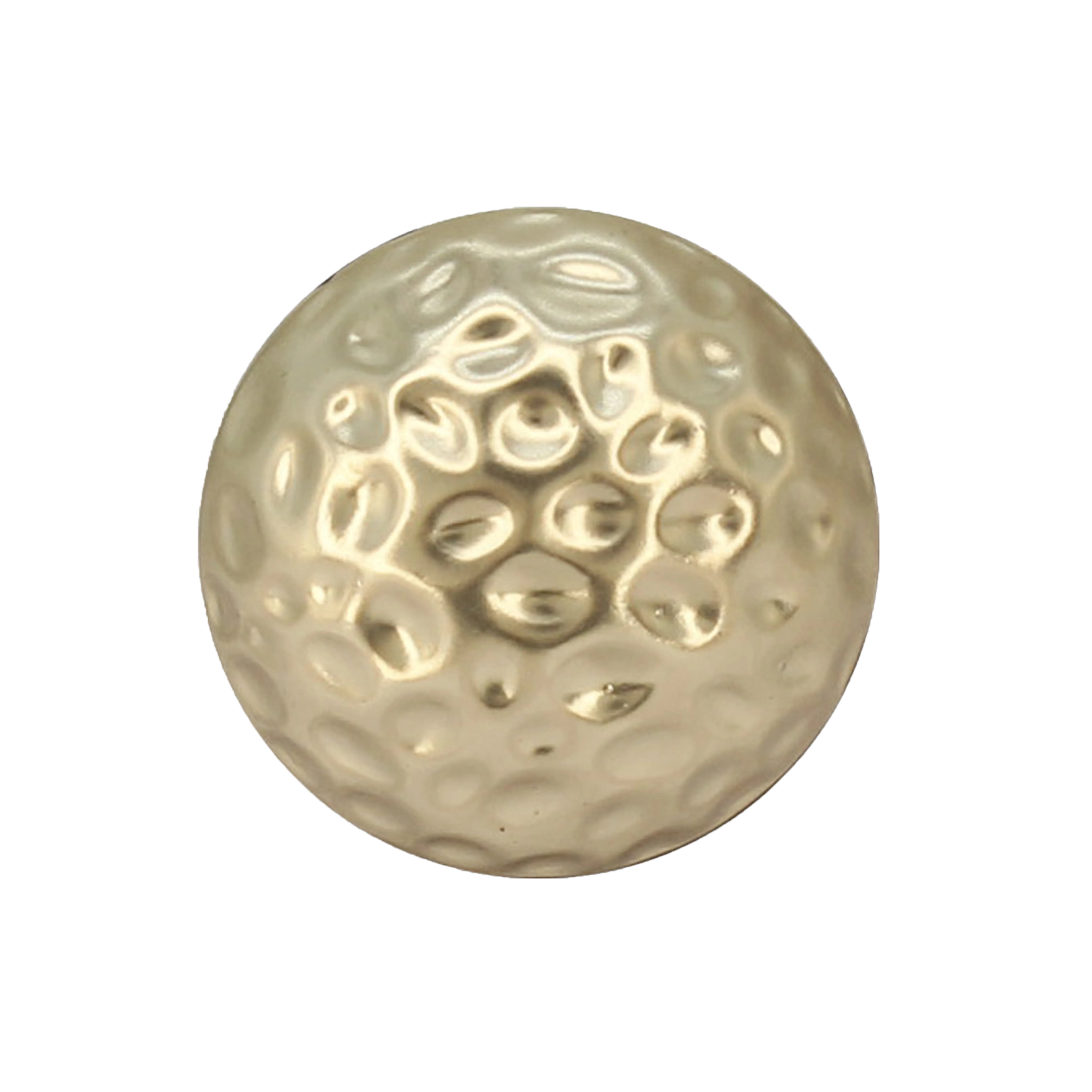 Hammered Design Metal Button for Clothing