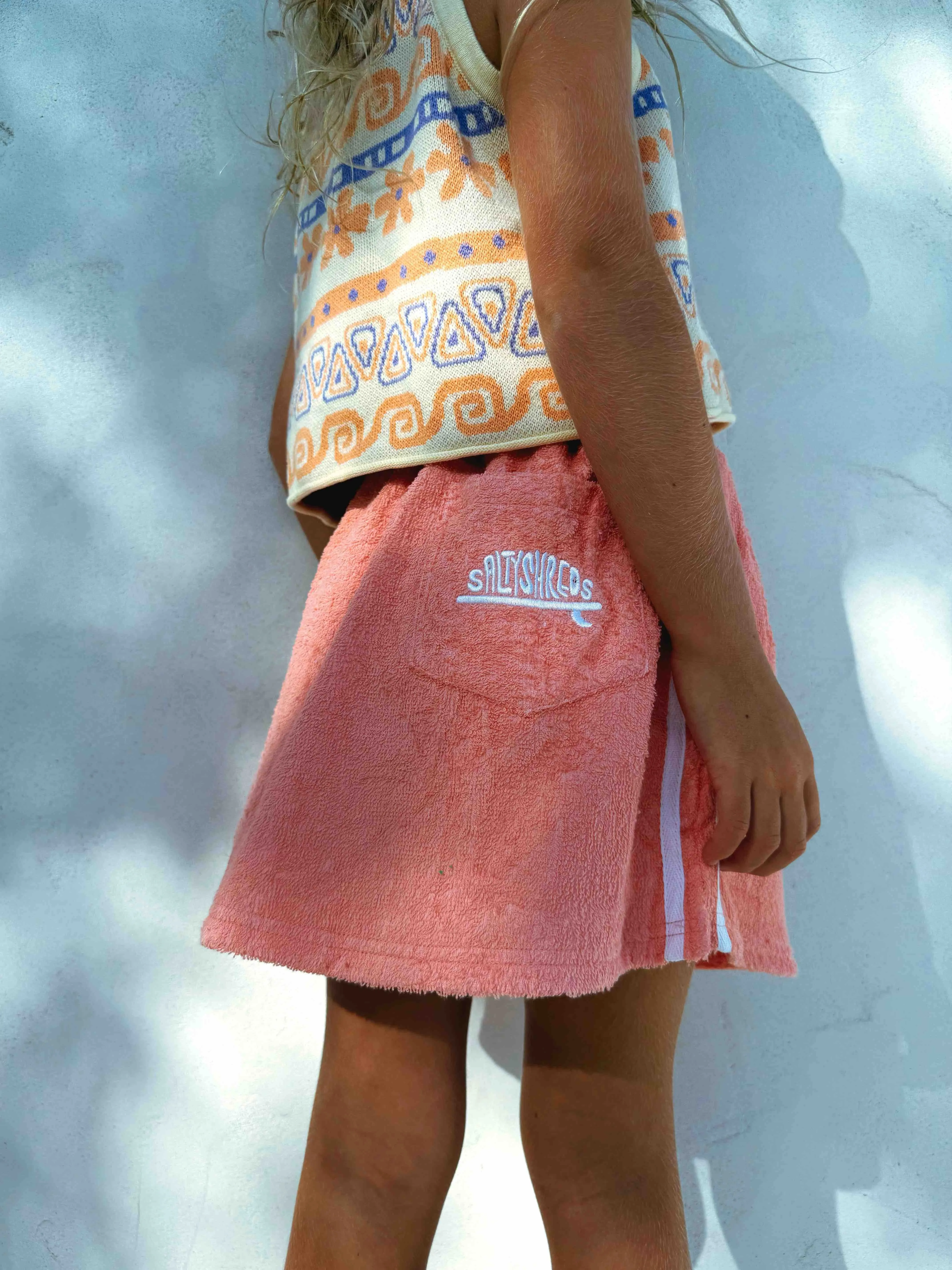 Hawaii Dayz knit summer tye crop - Retro Summer - Girls