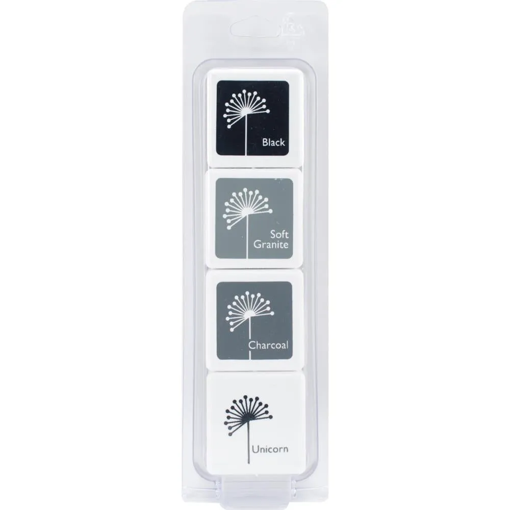 Hero Arts 4 pack of Mini Ink Cubes - Blackboard