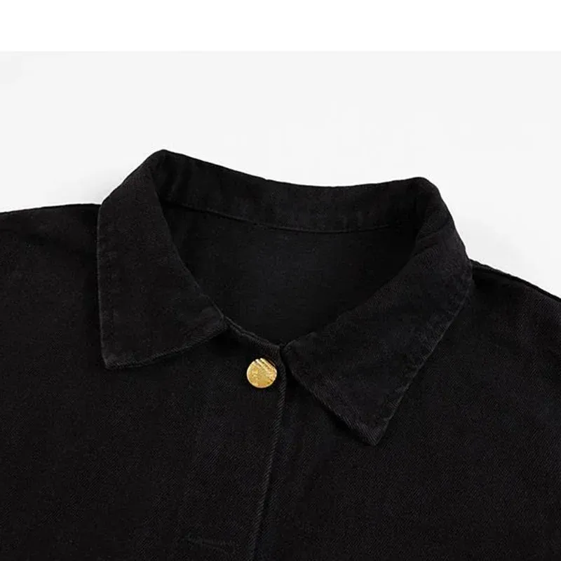 Hilda™ | Leopard Gradient Fit Denim Jacket
