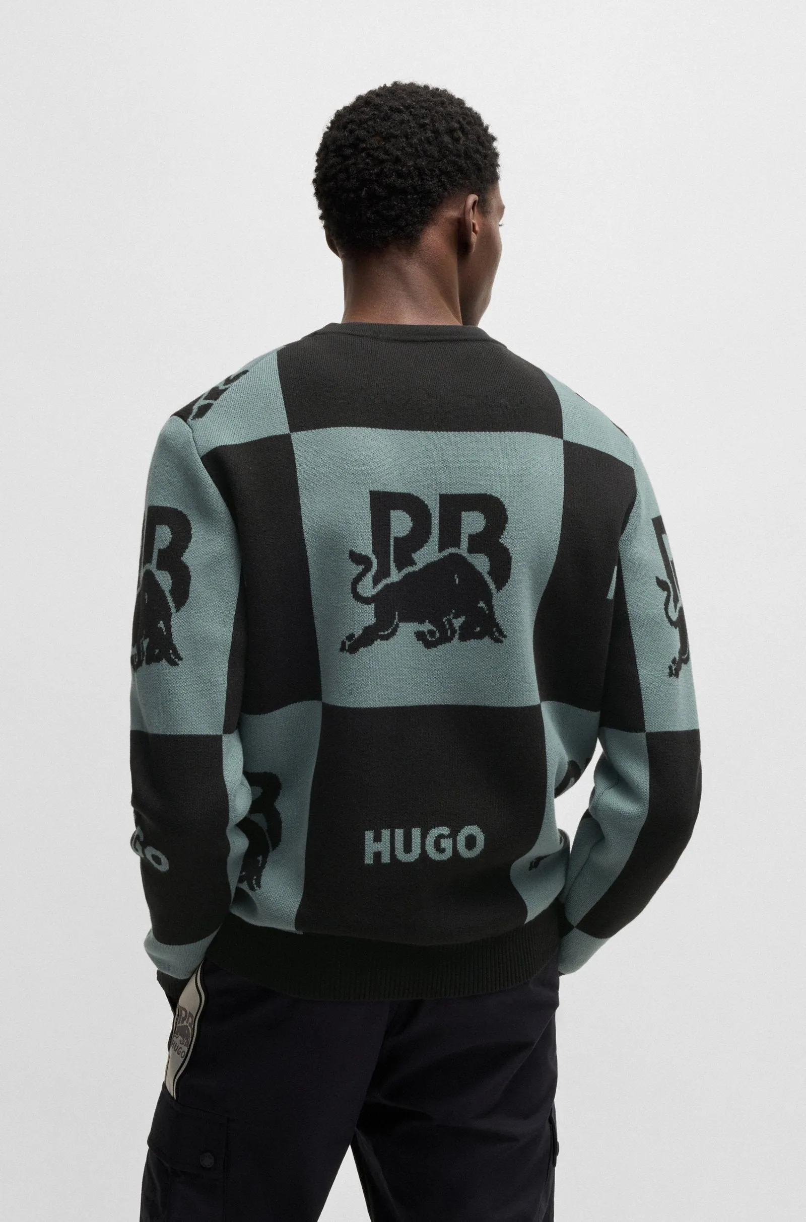 HUGO Sweaters Relaxed Fit in Cotton - SORMEL_RB 10266892 01-50530448