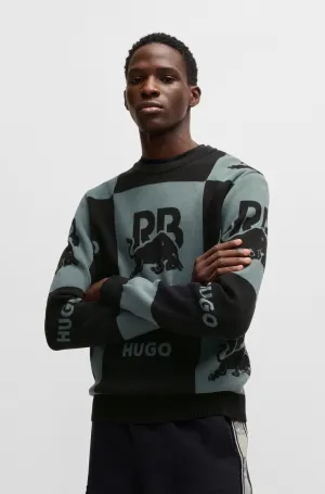 HUGO Sweaters Relaxed Fit in Cotton - SORMEL_RB 10266892 01-50530448
