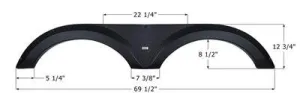 Icon 14255 Fender Skirt (Certain Models Of Jayco Travel Trailers)