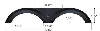 Icon 14255 Fender Skirt (Certain Models Of Jayco Travel Trailers)