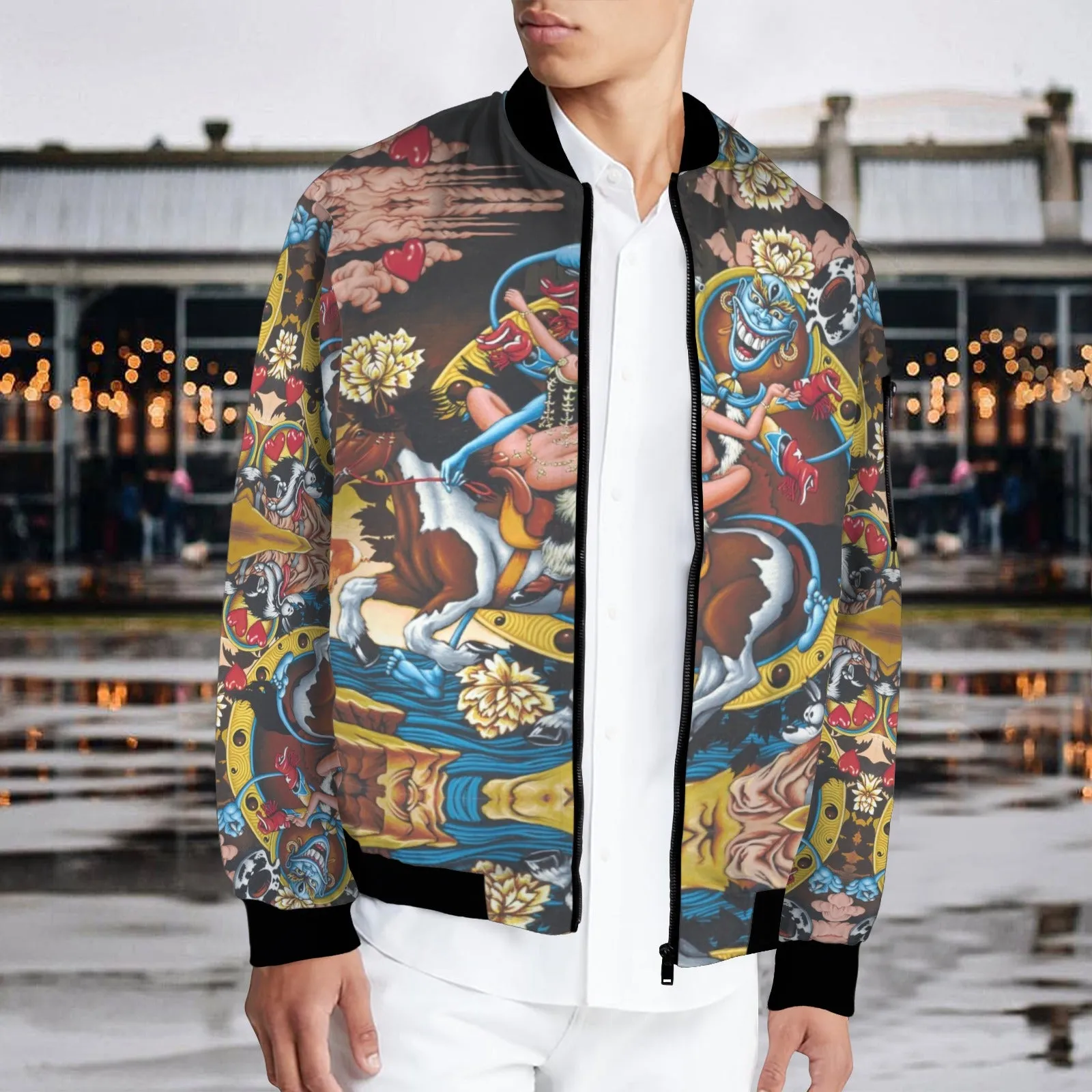 If You See The Buddha... Men's Bomber Jacket