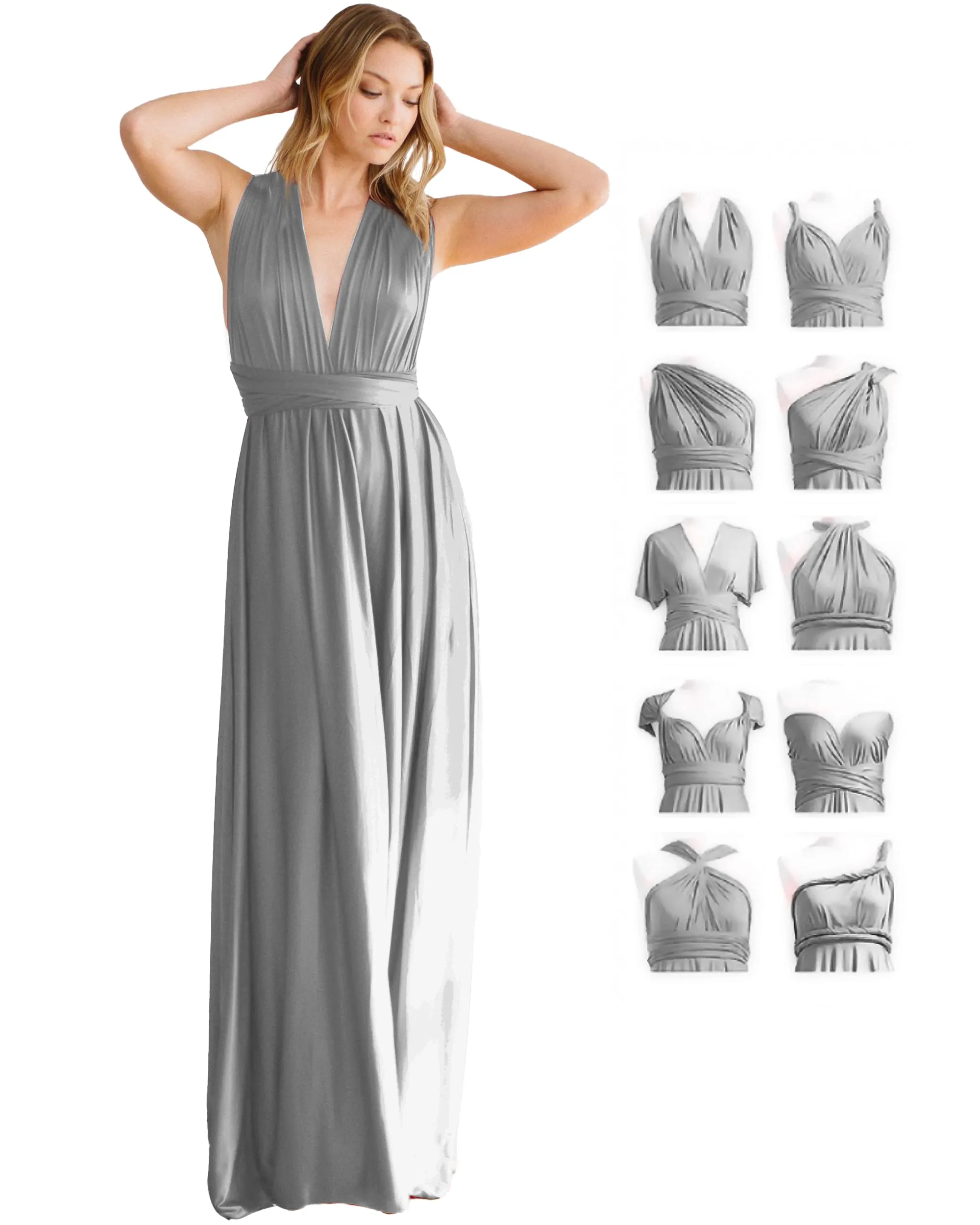 Infinity Bridesmaid Maxi Dress