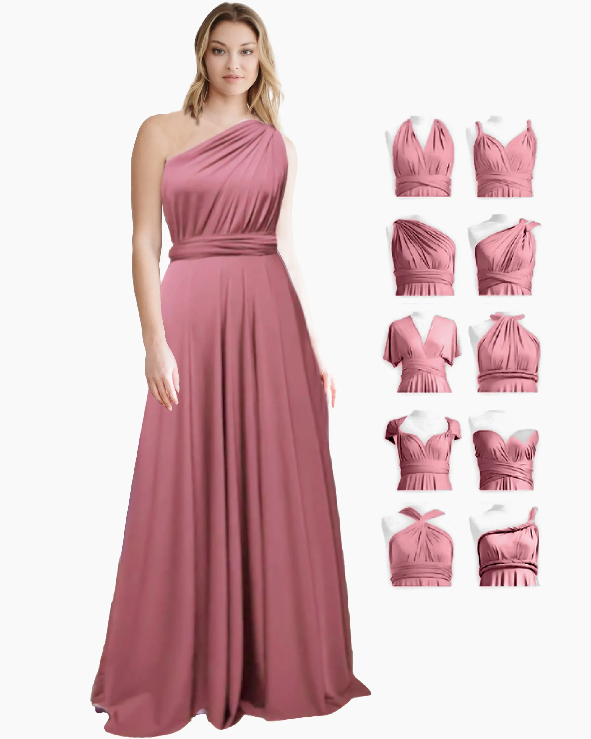 Infinity Bridesmaid Maxi Dress
