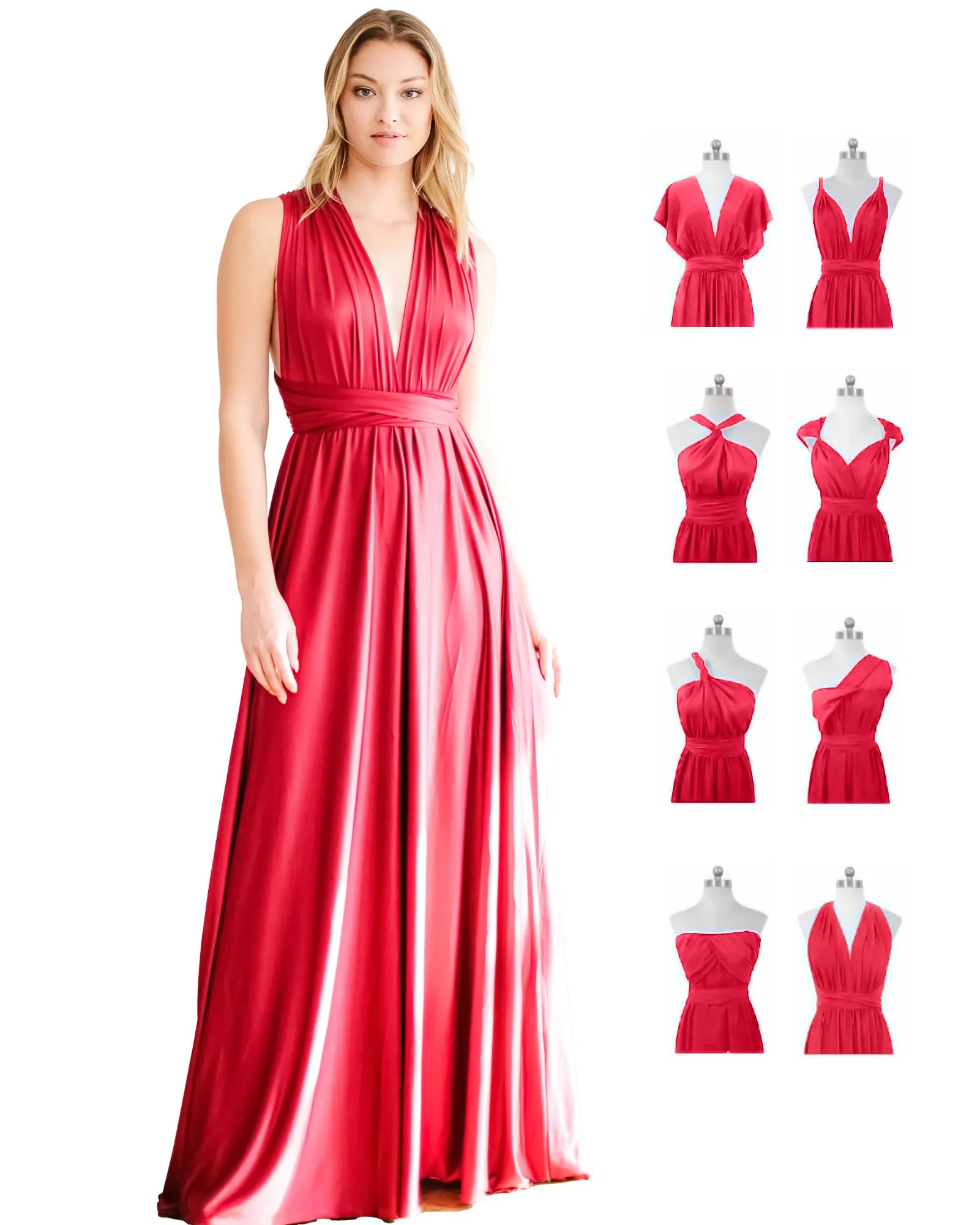 Infinity Bridesmaid Maxi Dress