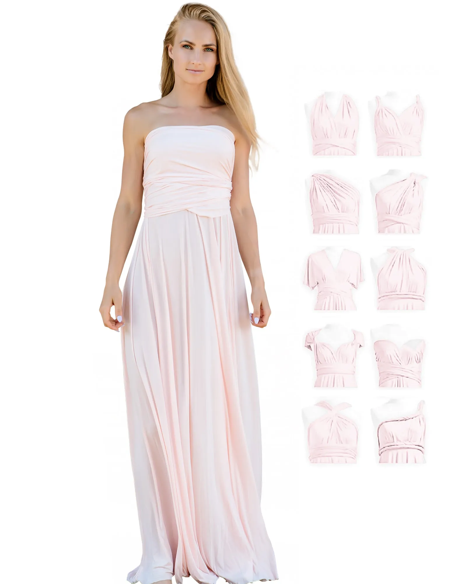 Infinity Bridesmaid Maxi Dress