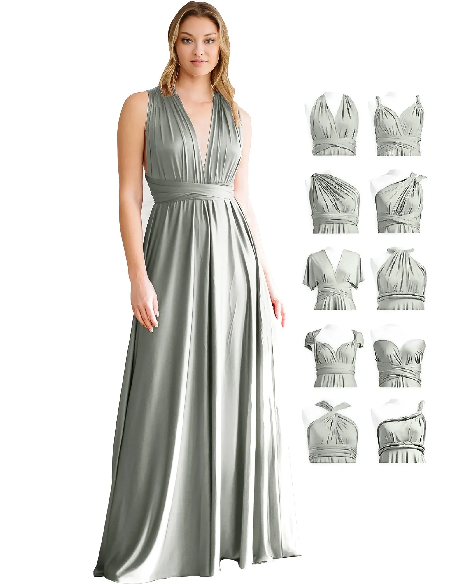 Infinity Bridesmaid Maxi Dress
