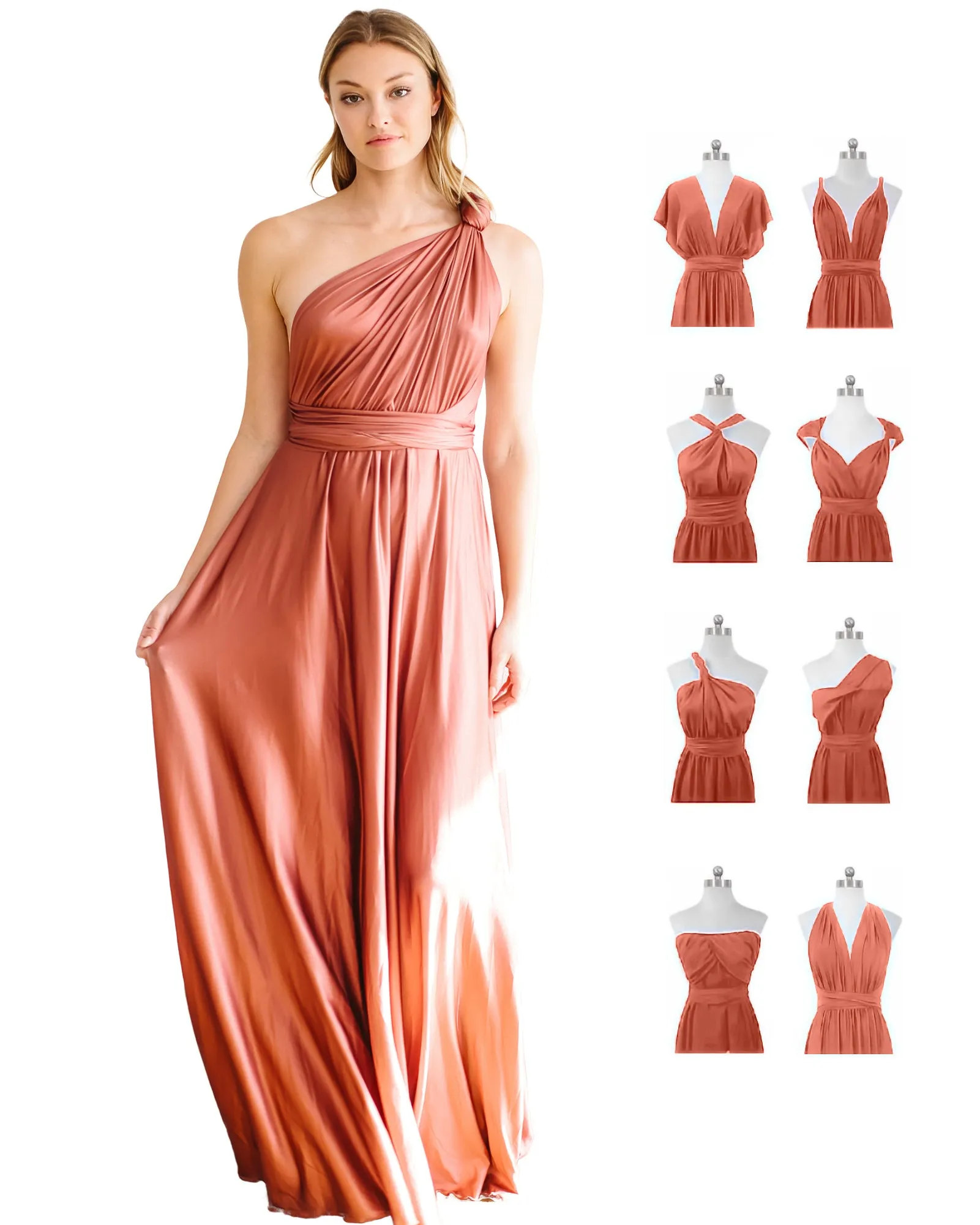 Infinity Bridesmaid Maxi Dress