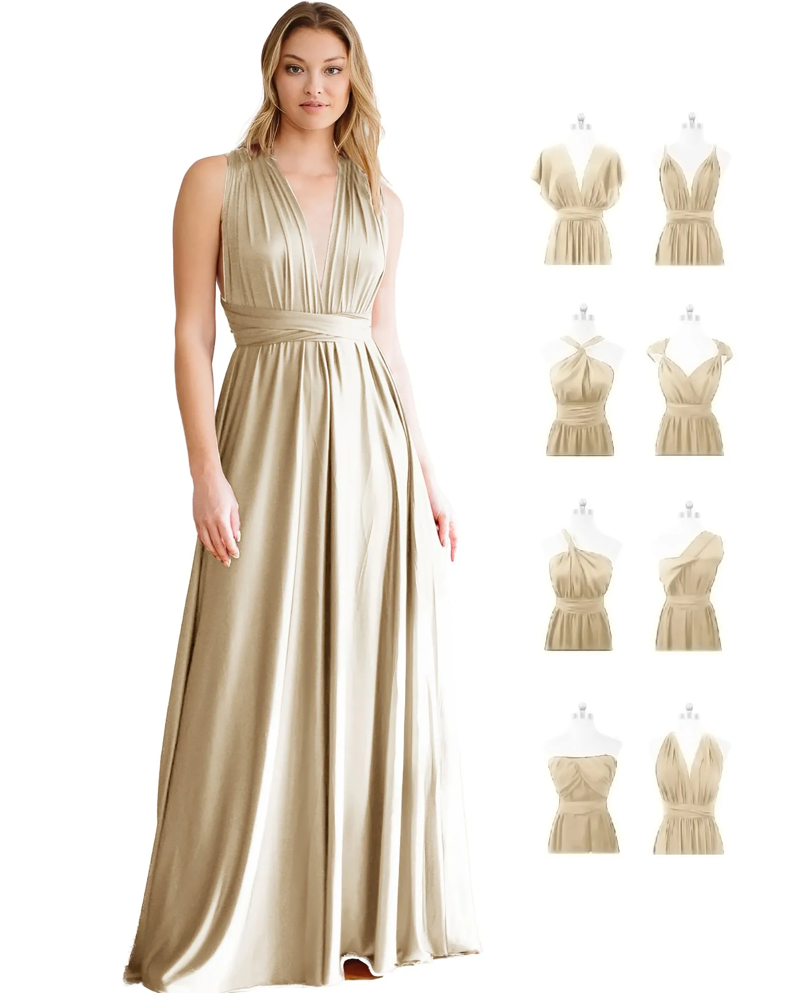 Infinity Bridesmaid Maxi Dress