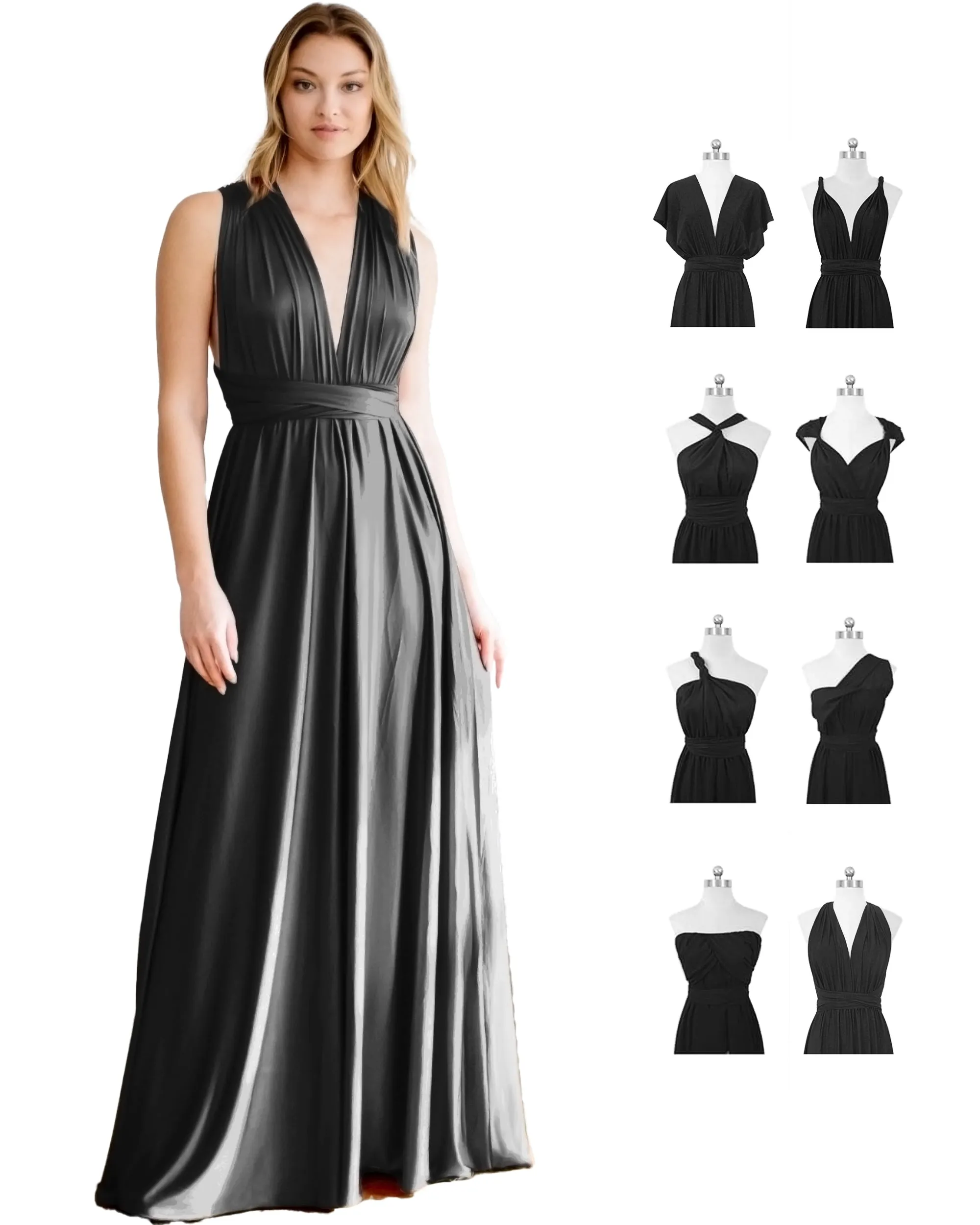 Infinity Bridesmaid Maxi Dress
