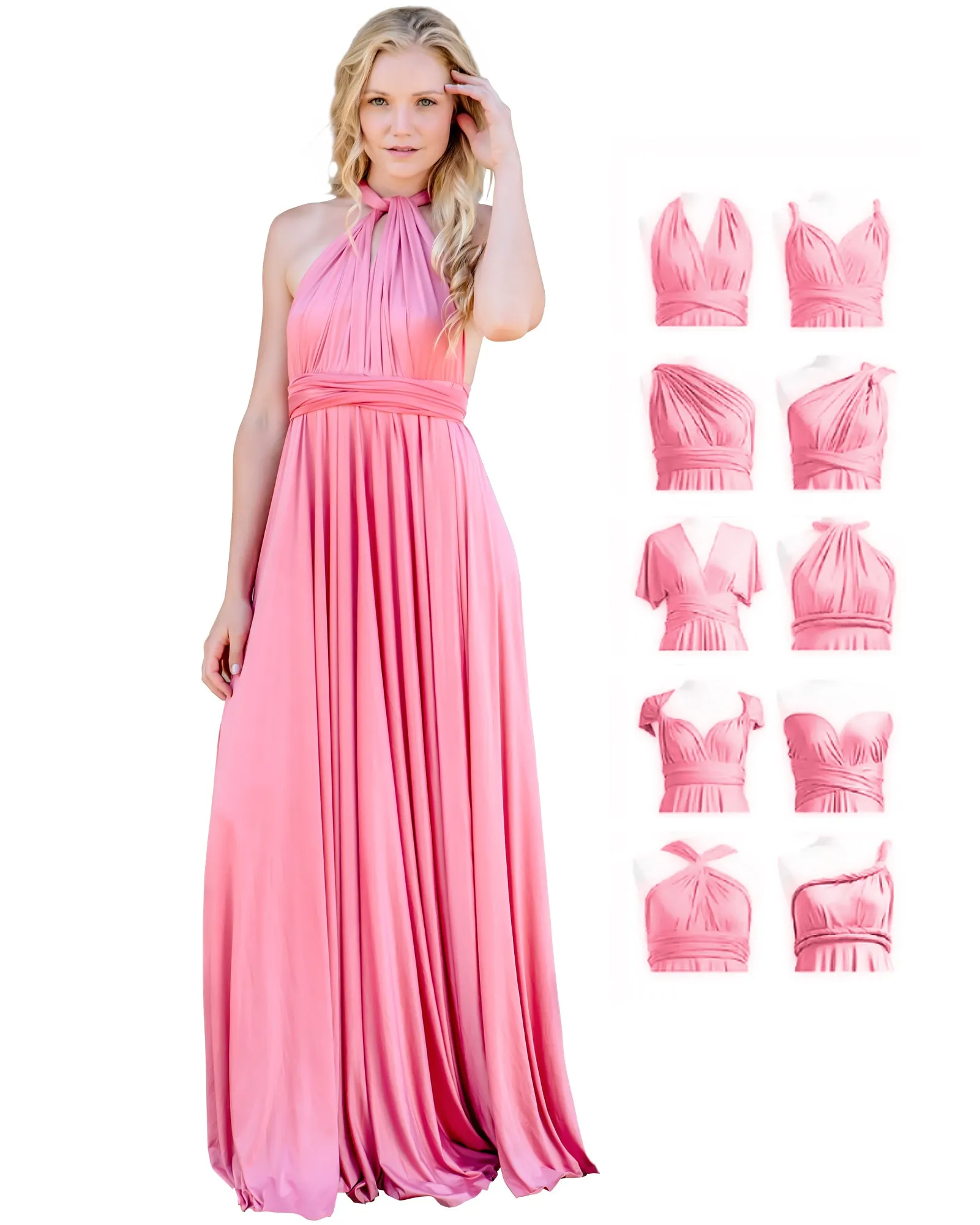 Infinity Bridesmaid Maxi Dress