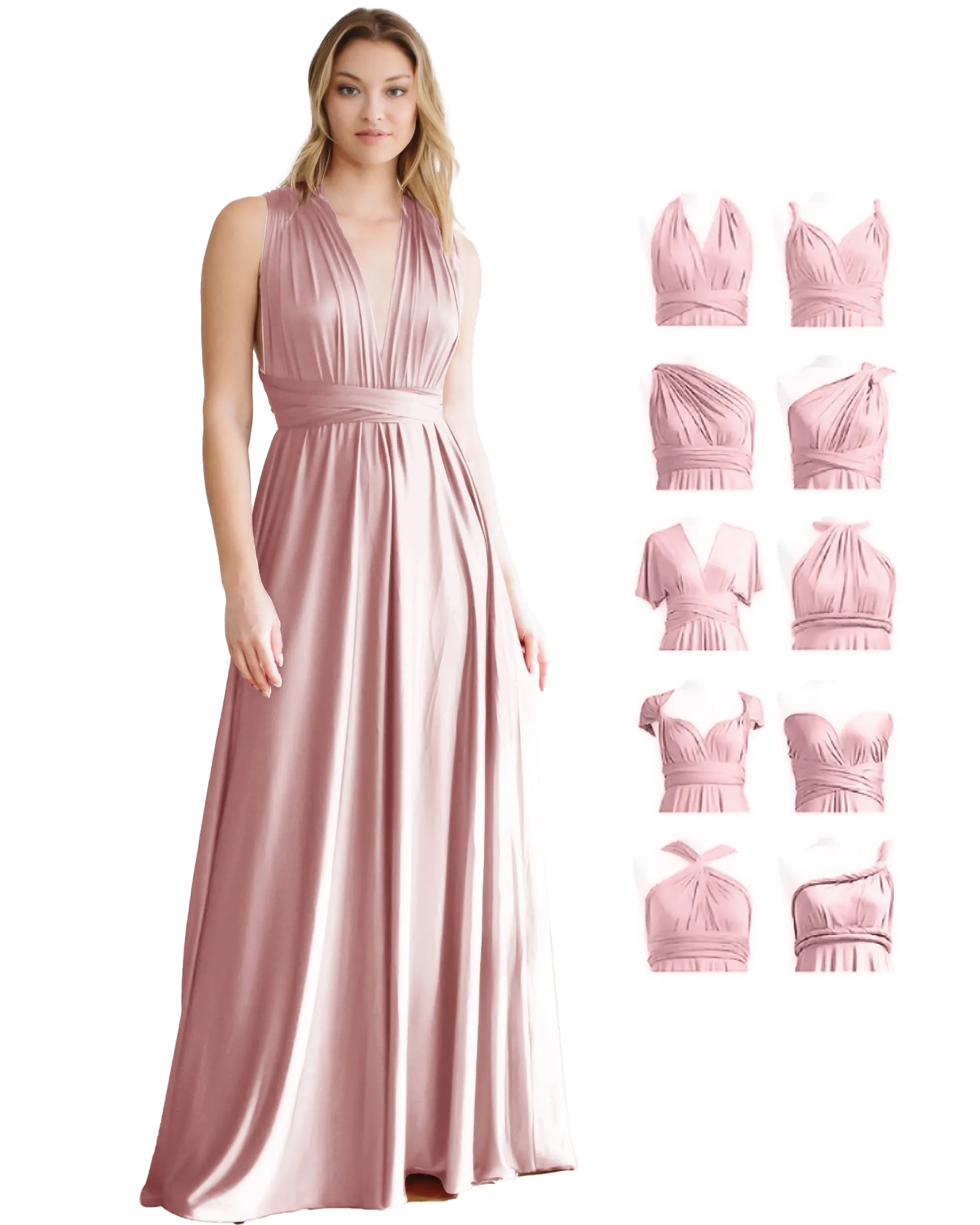 Infinity Bridesmaid Maxi Dress
