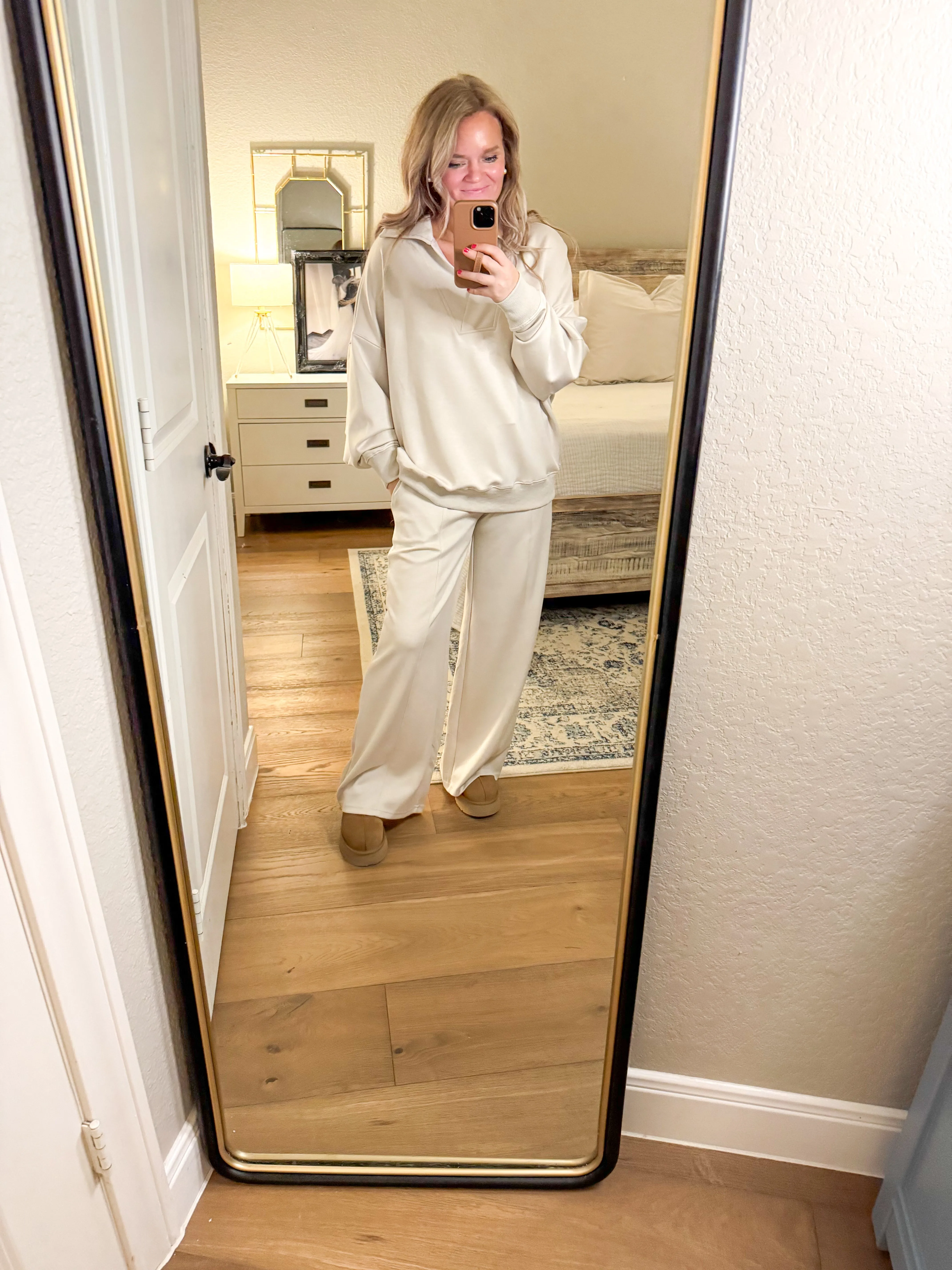 Ivory Super Soft Knit Set