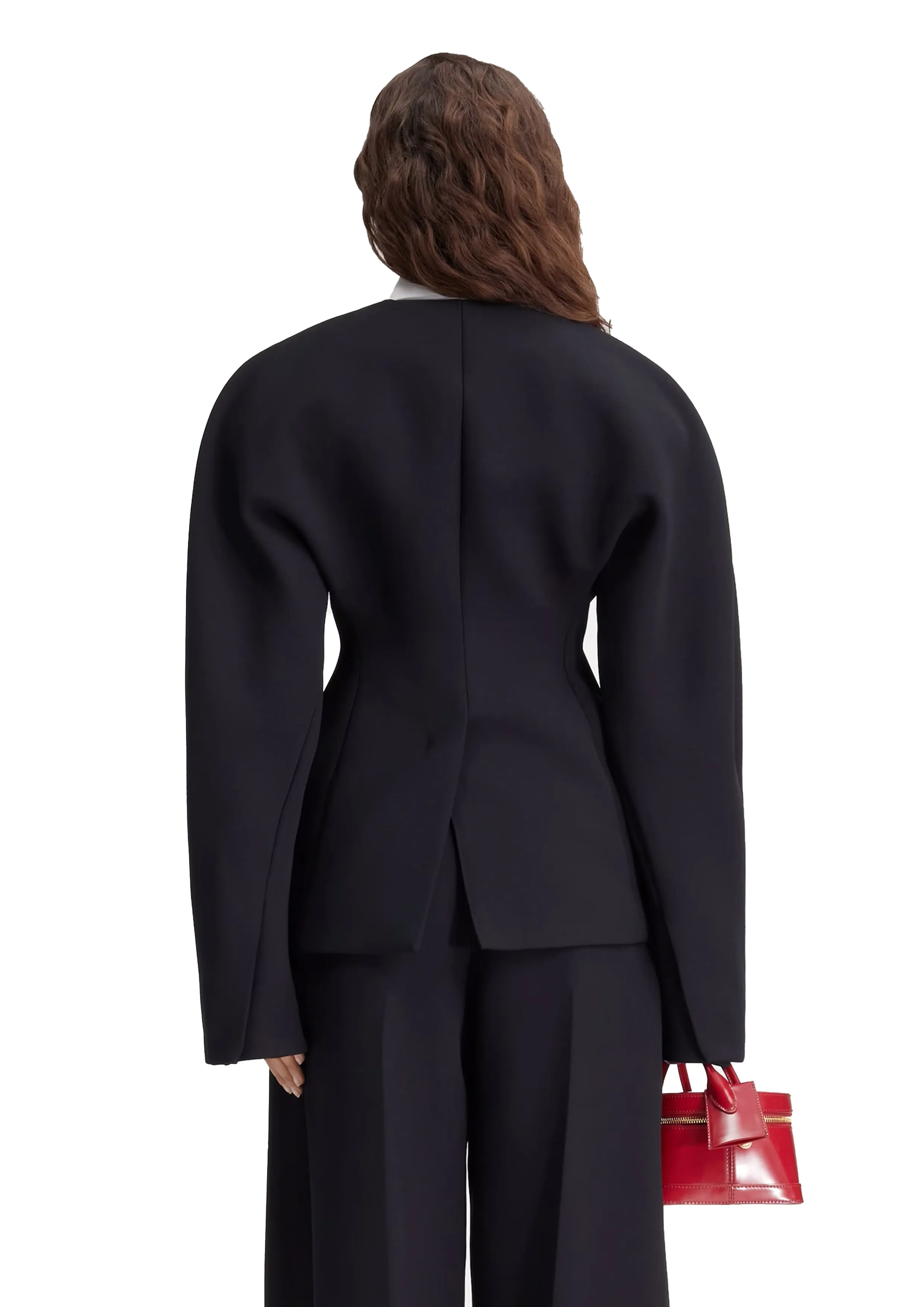 JACQUEMUS - LA VESTE OVALO BLACK