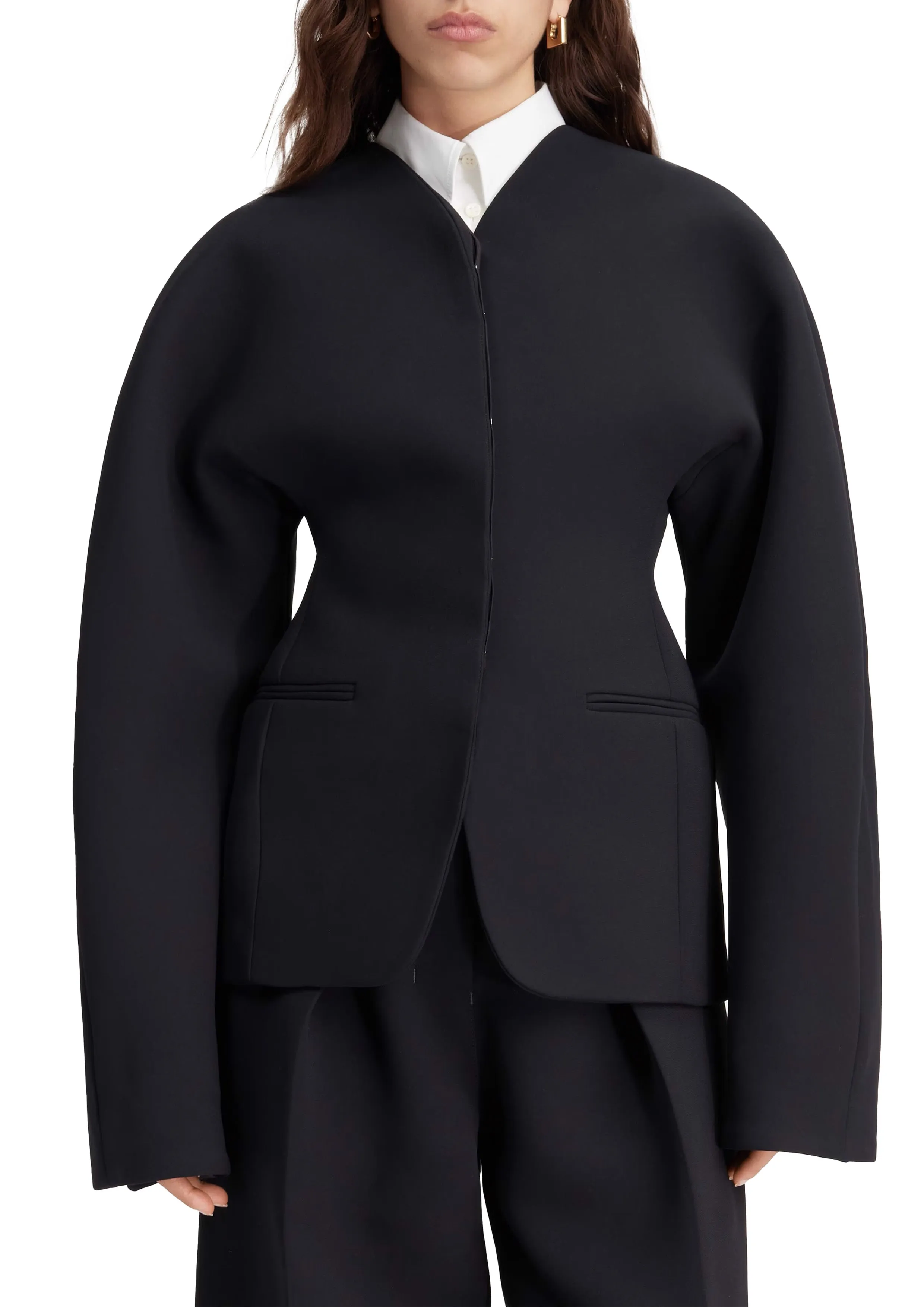 JACQUEMUS - LA VESTE OVALO BLACK