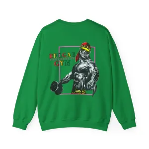 Jawaiian Strength Reggae Powerhouse Gym Vintage Design 90s New Print Unisex Heavy Blend™ Crewneck Sweatshirt