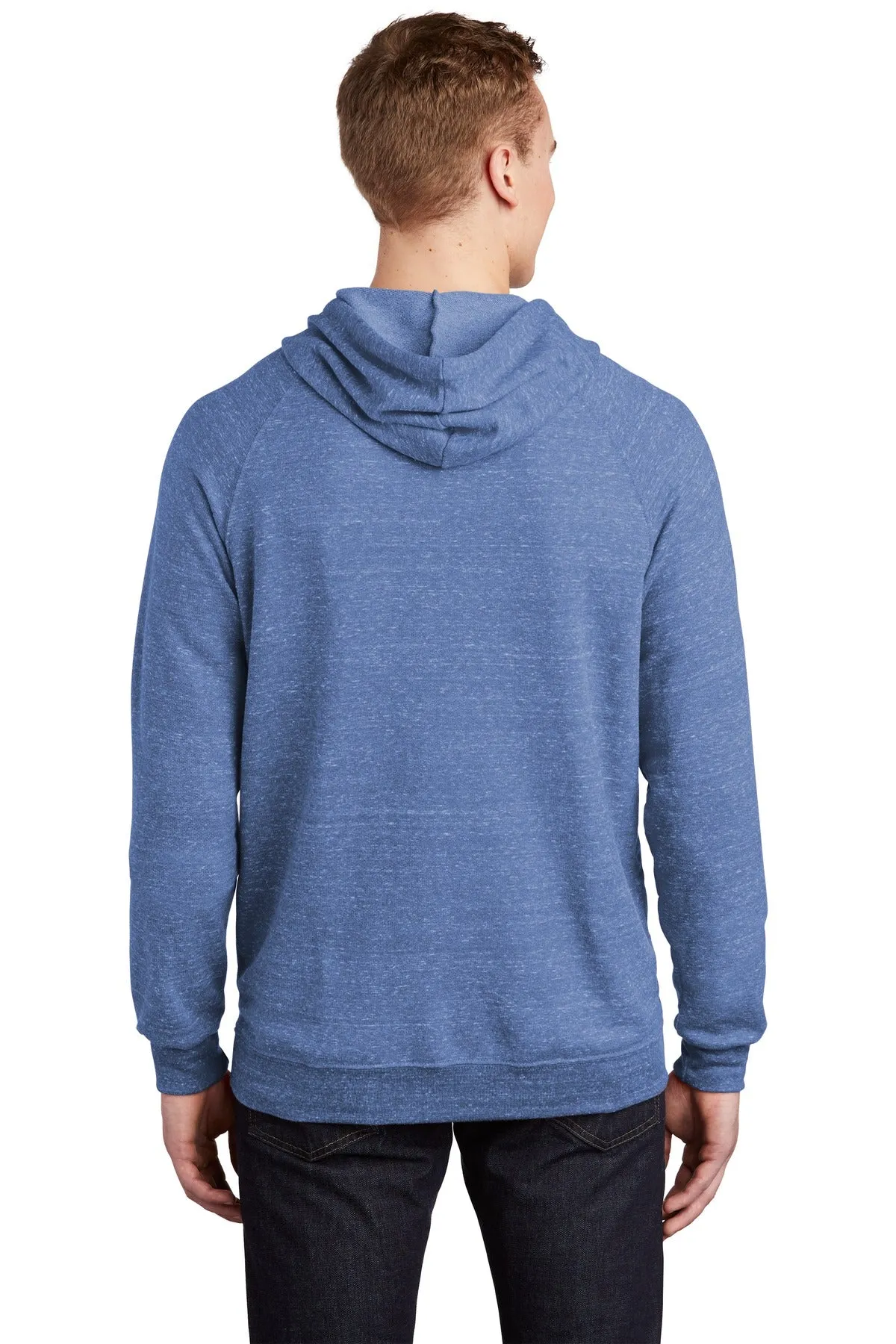 Jerzees  Snow Heather French Terry Raglan Hoodie 90M Royal