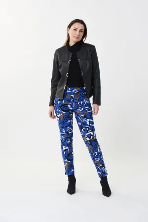 Joseph Ribkoff Black  Metallic Suede Jacket Style 222900