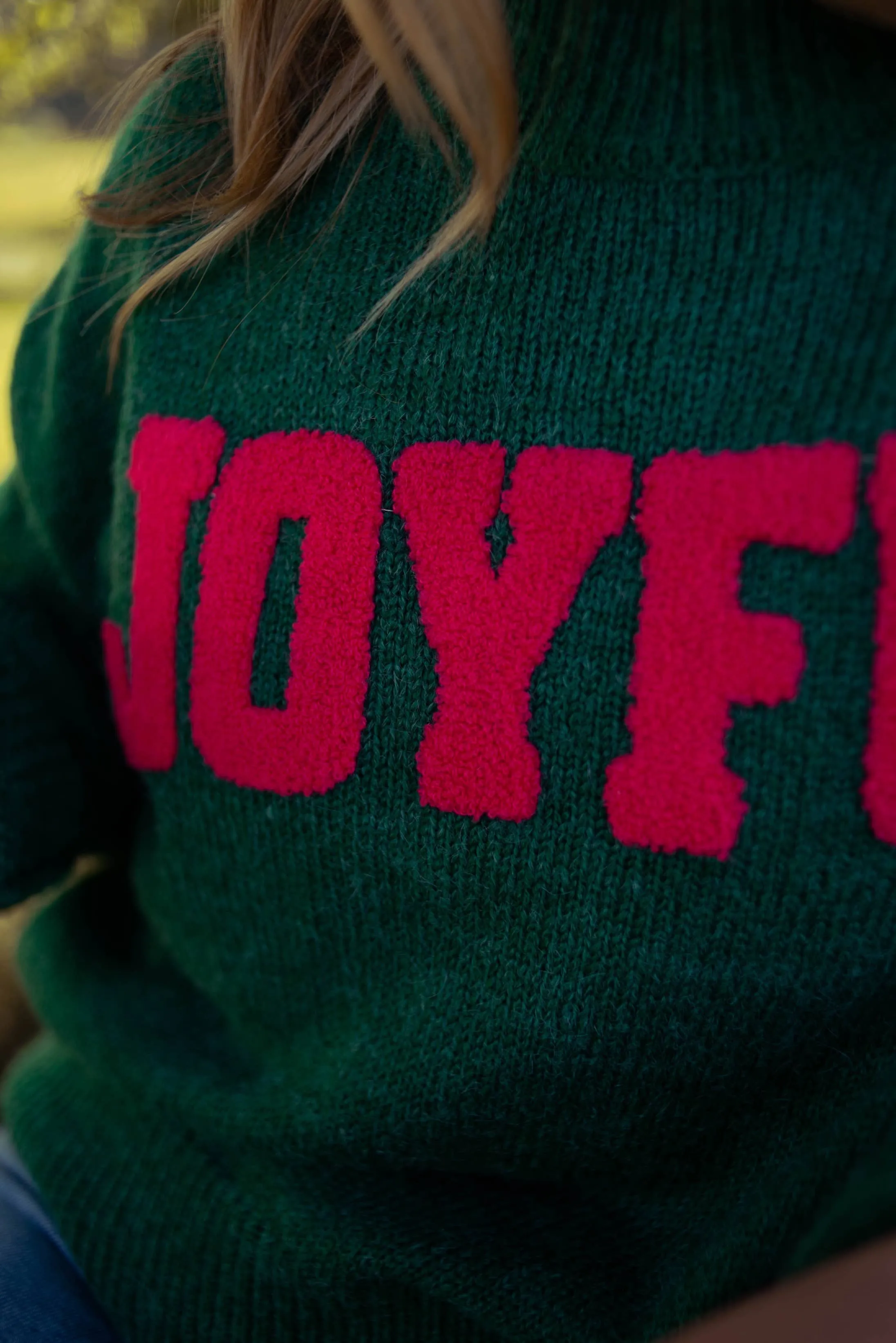 Joyful Turtleneck Sweater / L