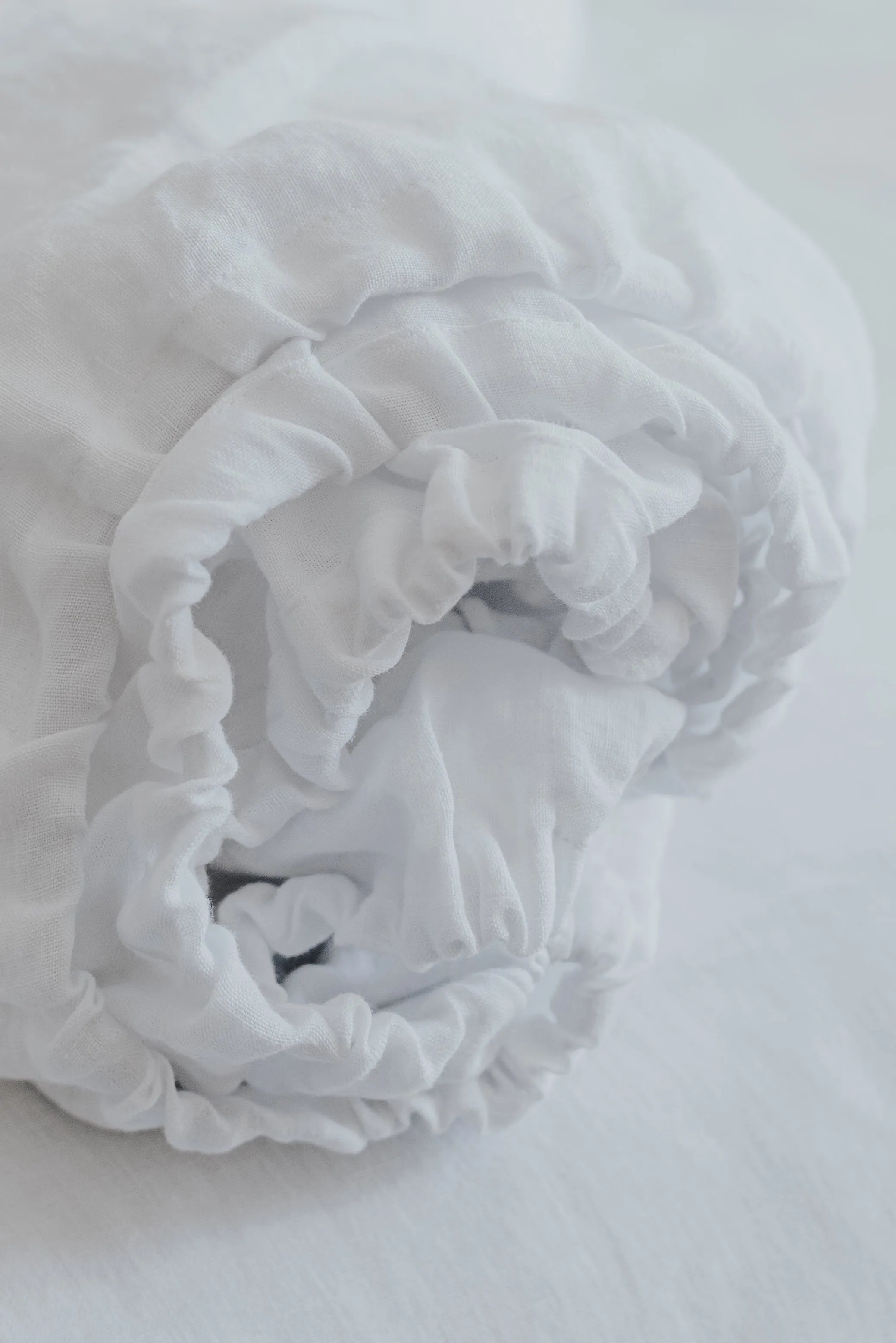 Kids fitted sheet - white