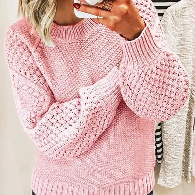 Knitted, fashionable and soft sweater