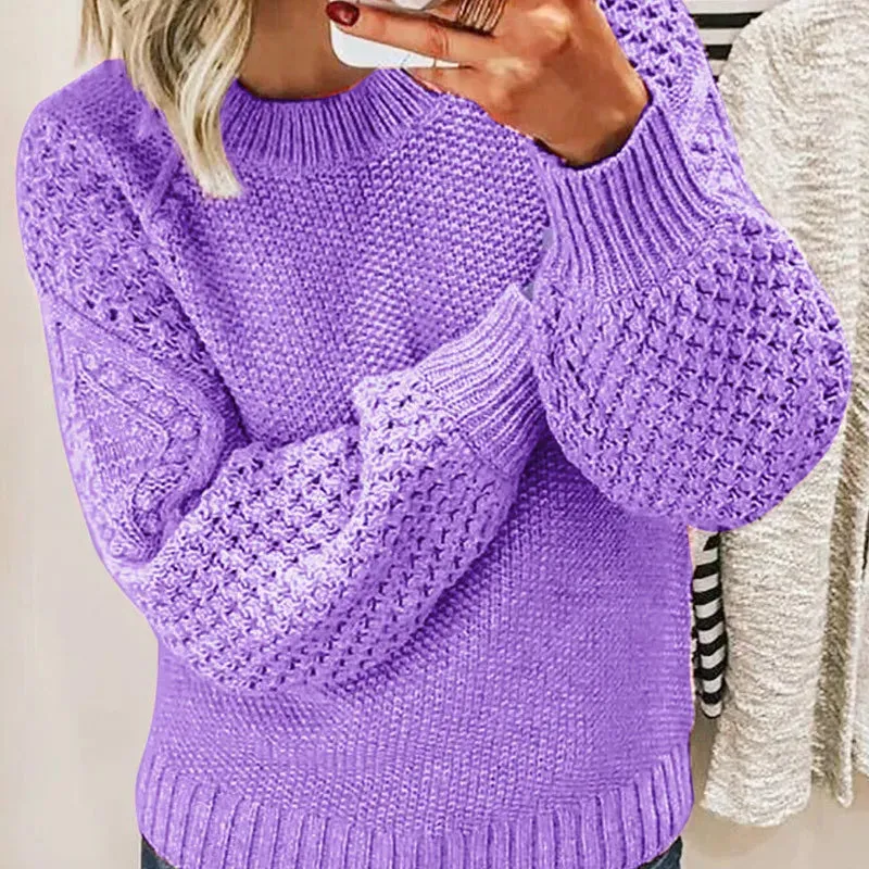 Knitted, fashionable and soft sweater