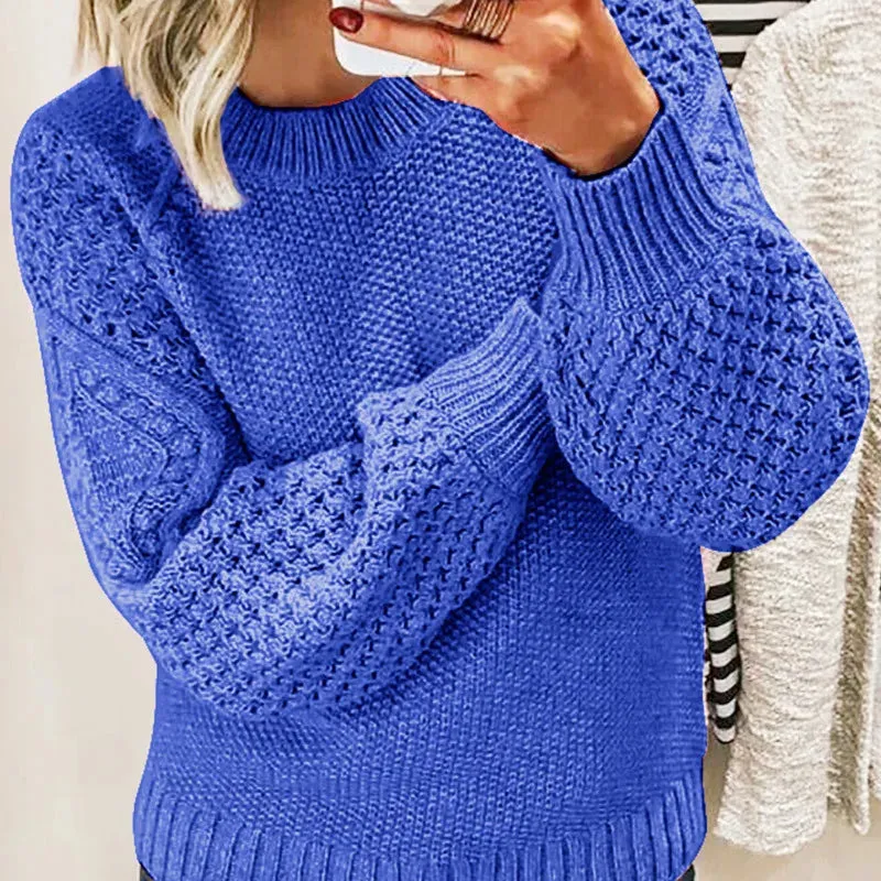Knitted, fashionable and soft sweater