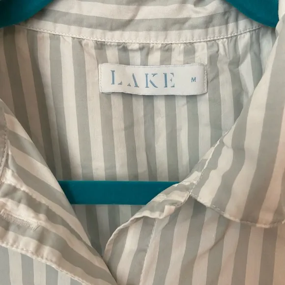 Lake Pajama In Bold Blue Stripe Pajama Top