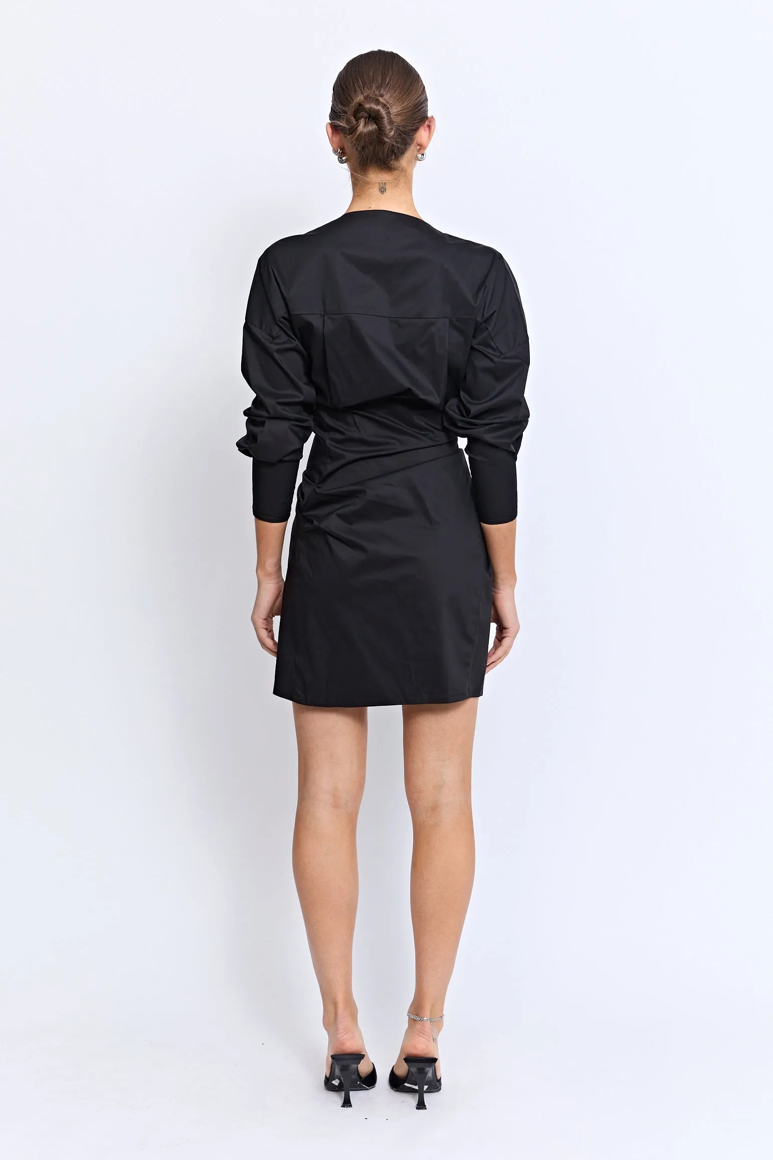 LAUTREC TWIST DRESS| BLACK