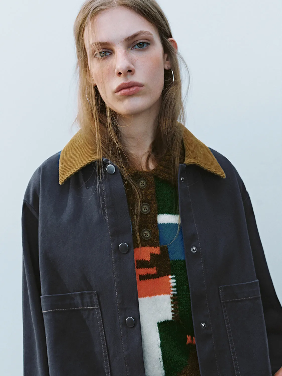 Loose Button Up Jackets