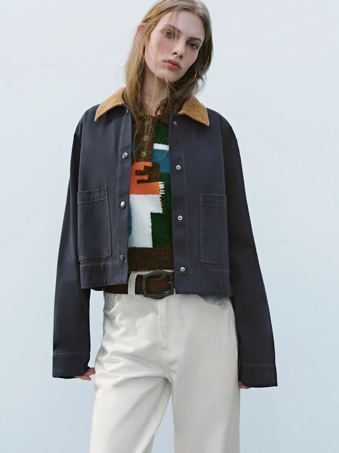Loose Button Up Jackets
