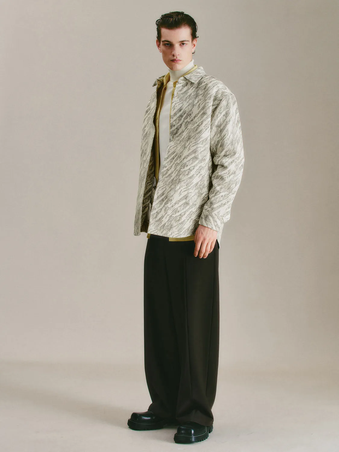 Loose Shirt Collar Jackets