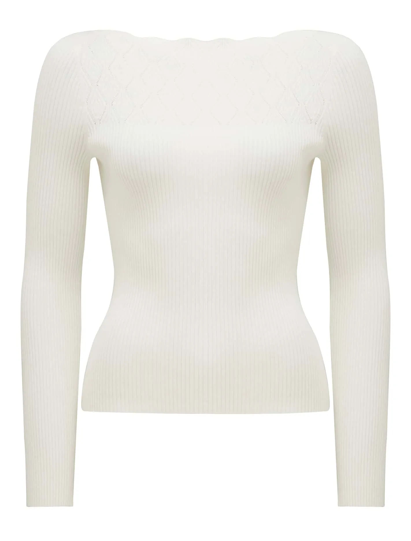 Macey Pointelle Jumper