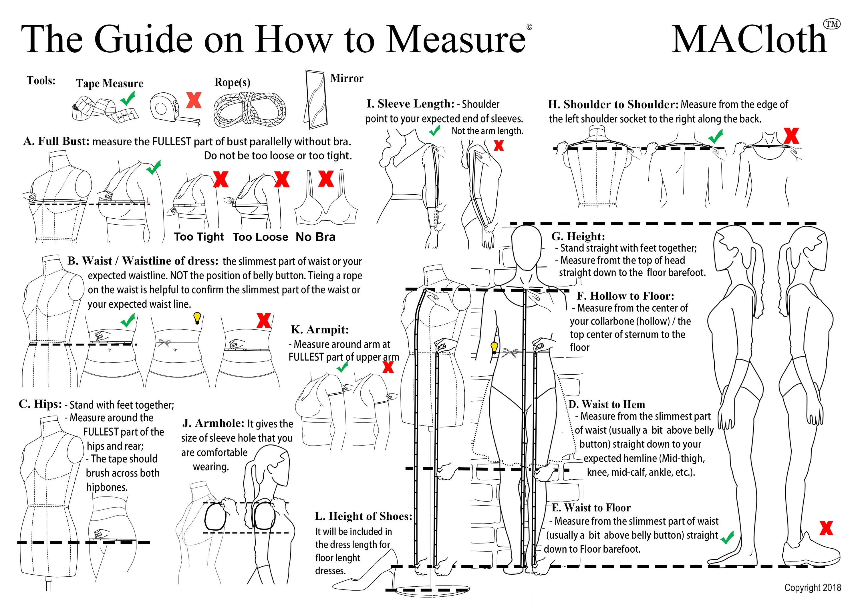 MACloth Women Long V Neck Crepe Mermaid Prom Party Dresses Evening Gown