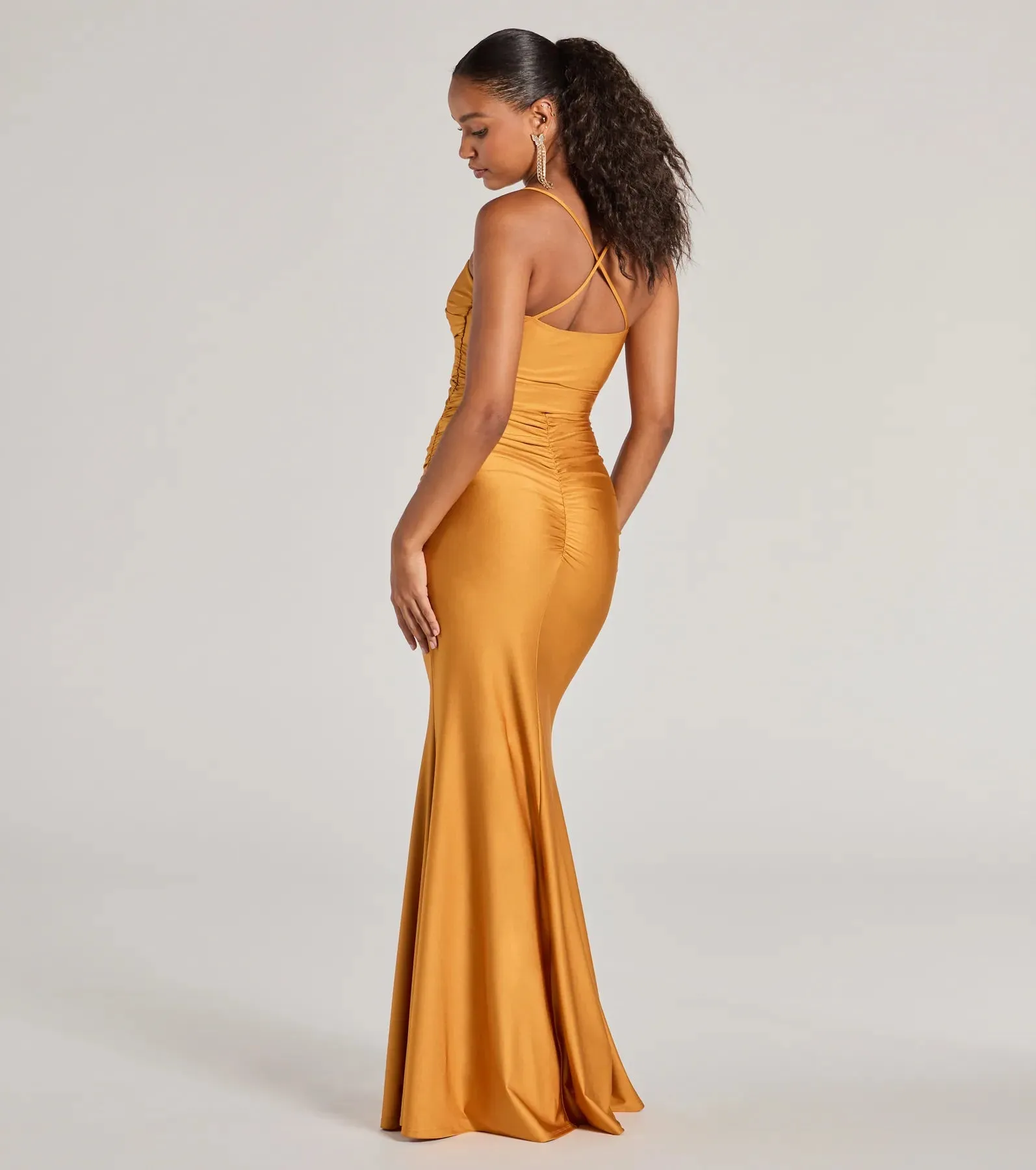 Maisie Sweetheart Ruched Mermaid Formal Dress