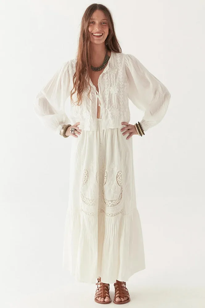 Maison Hotel Luisa Normandine White Lilly Skirt