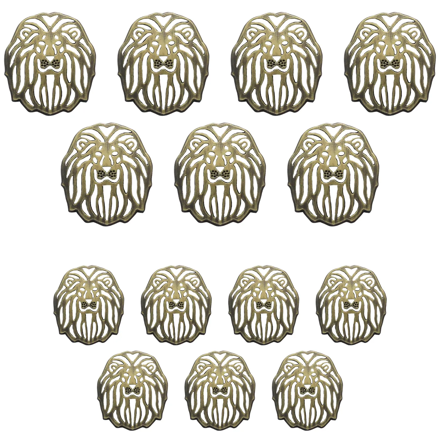 Mane Attraction Lion Buttons