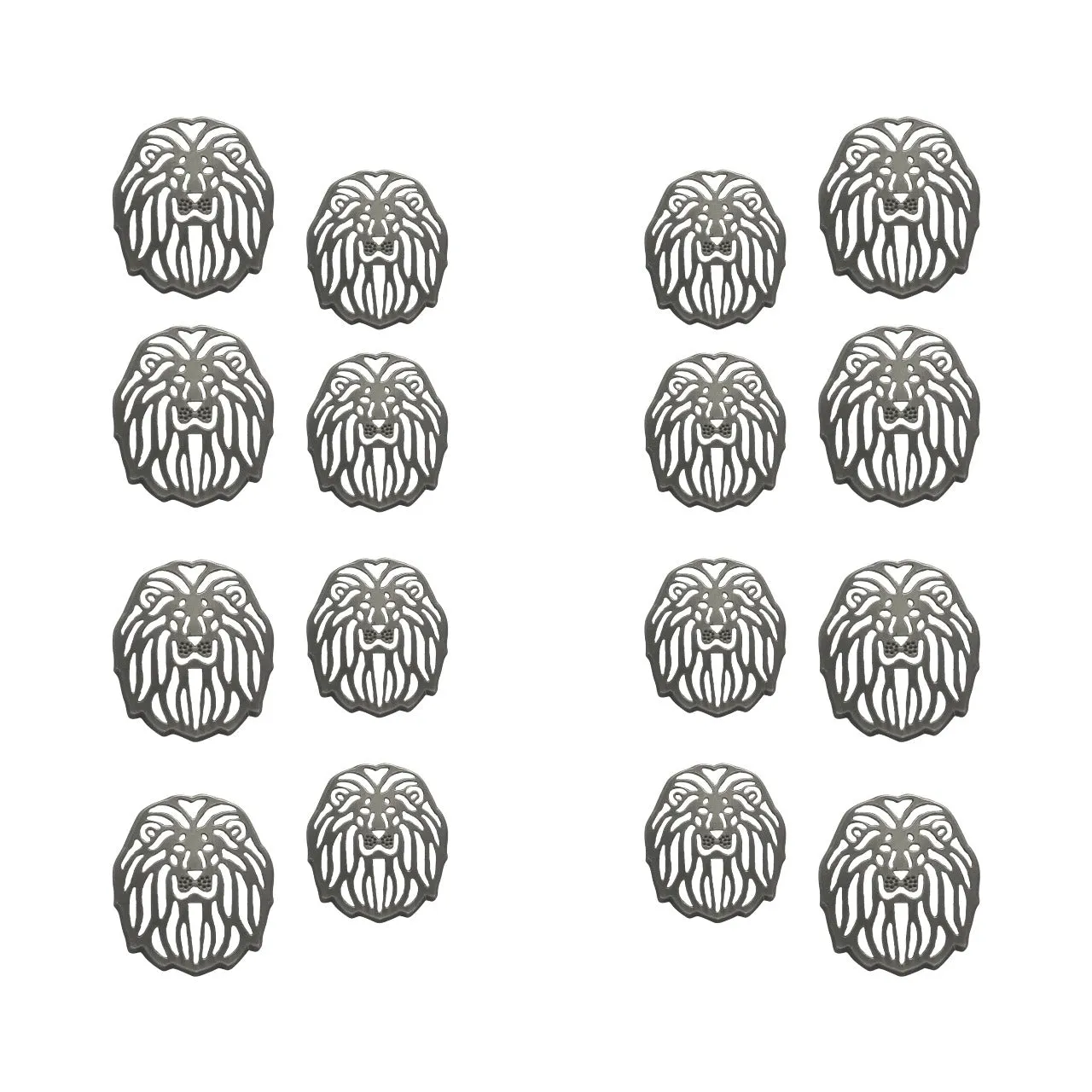 Mane Attraction Lion Buttons