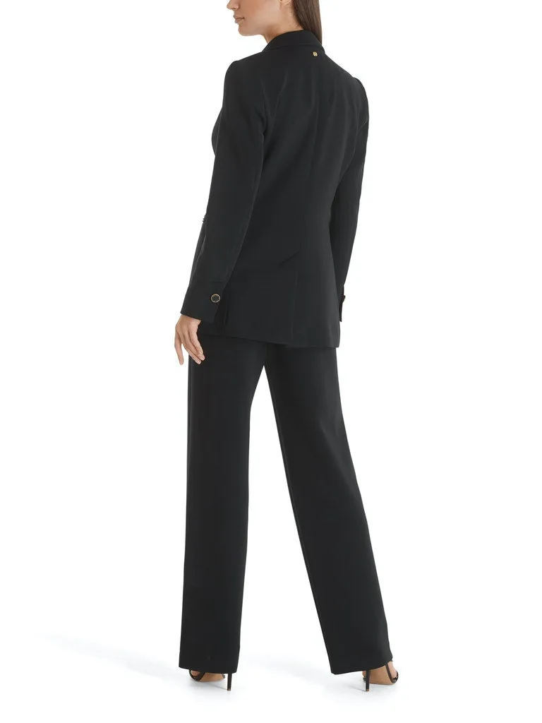 MarcCain Long Blazer in Scuba Jersey tc3412j23