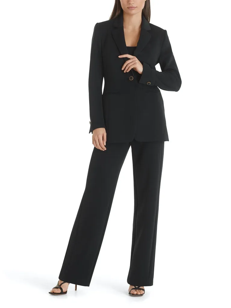 MarcCain Long Blazer in Scuba Jersey tc3412j23