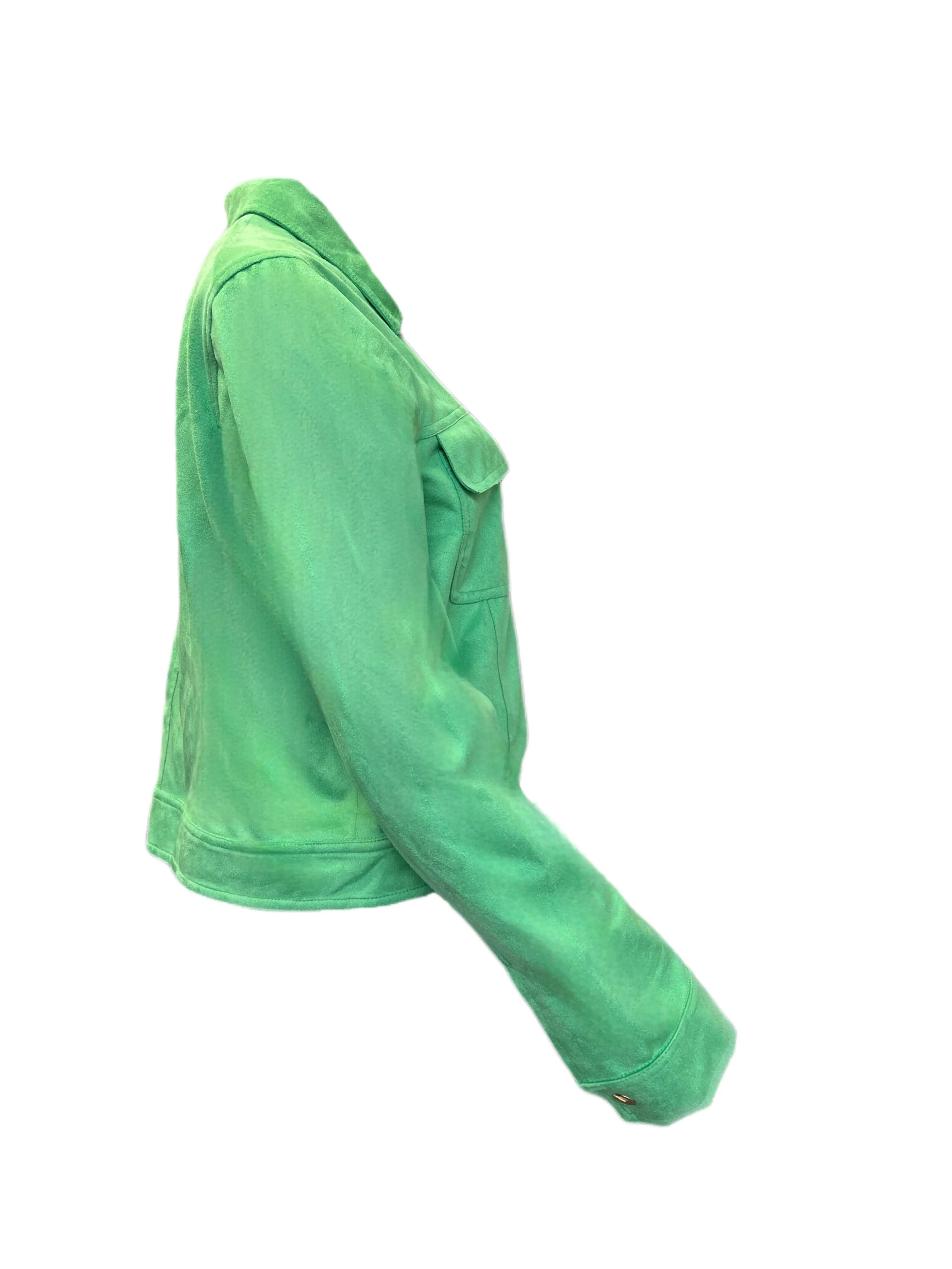 Marella By Max Mara Women's Green Eliot Jersey Jacket Size 10 NWT