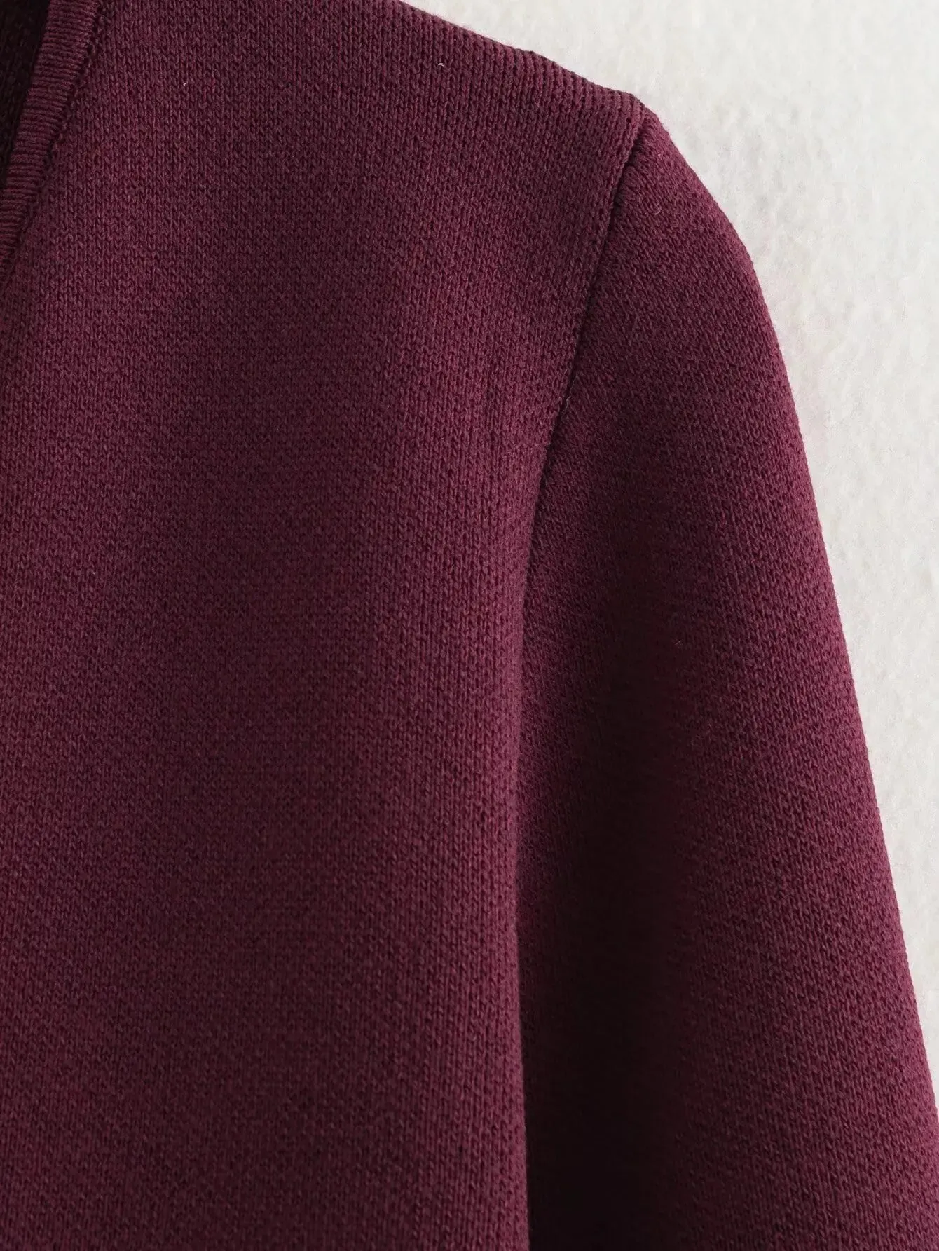 Maribell | Vintage Golden Button V-Neck Sweater