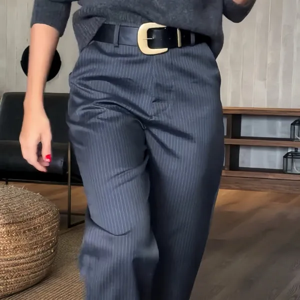 MATHILDA | STRIPES SUIT TROUSERS