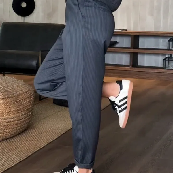 MATHILDA | STRIPES SUIT TROUSERS