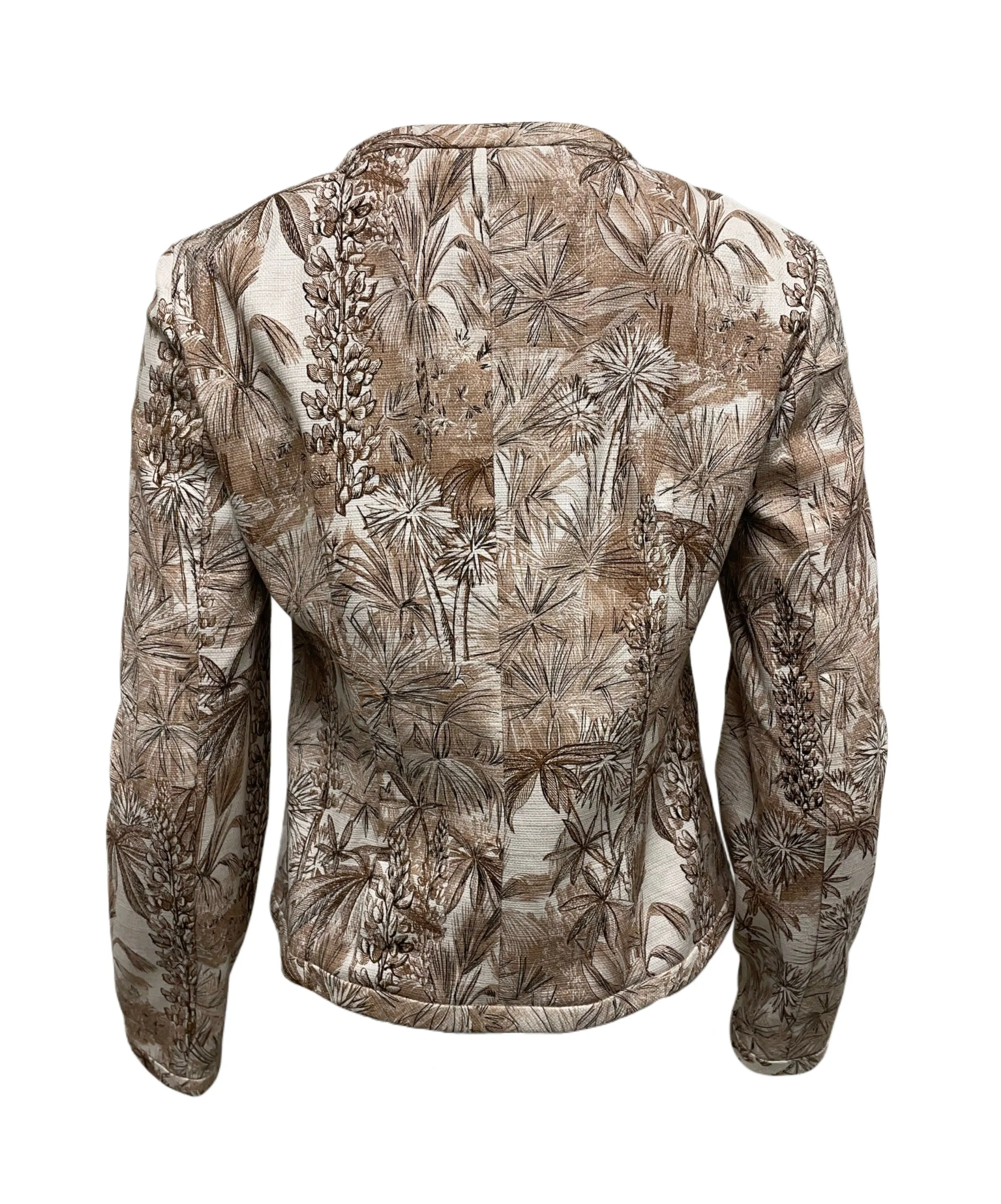 Max Mara Women's Pink Tibet Floral Pattern Jacket NWT