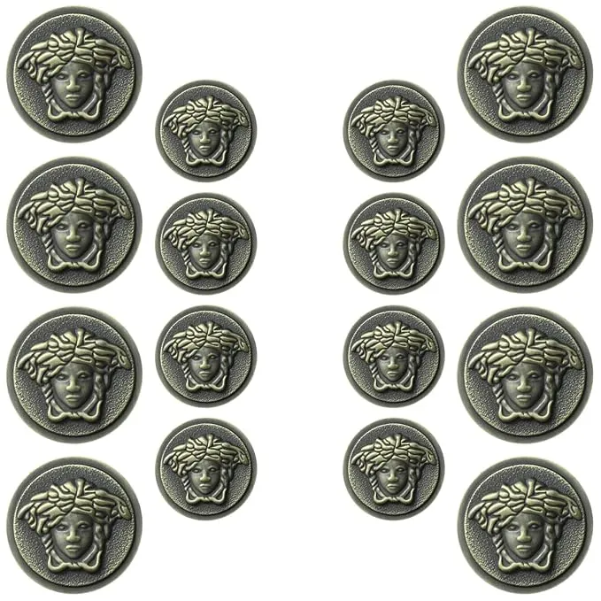 Medusa Metal Shank Buttons