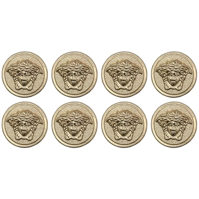 Medusa Metal Shank Buttons
